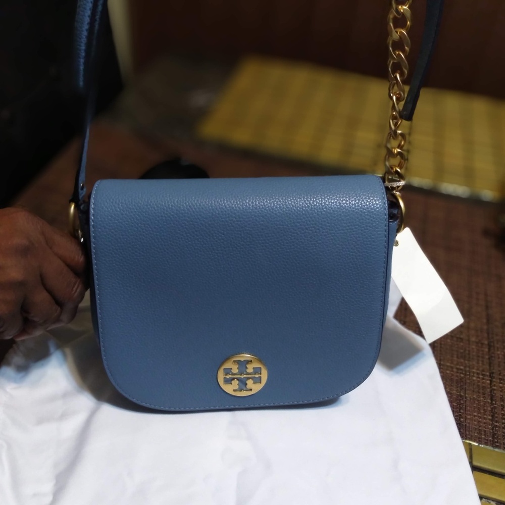 Authentic Tory Burch Saddlebag